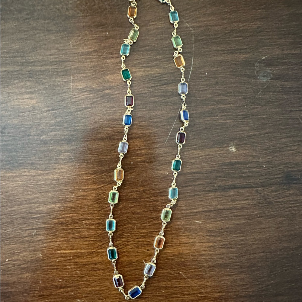 Gold Filled Colorful Necklace